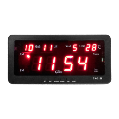 Ceas digital LED  CX-2158 cu functie de alarma data temperatura Ceas digital LED  CX-2158 cu functie de alarma data temperatura