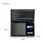 Mini cantar Digital Scale de buzunar, negru,  Mini cantar Digital Scale de buzunar, negru,