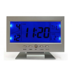 Ceas cu ecran LCD DS 8082 Argintiu