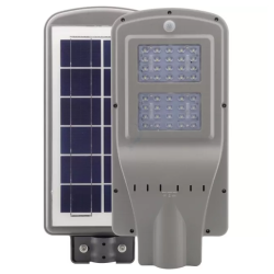 Lampa stradala cu leduri 40 w, panou solar, senzor de noapte/zi