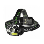 Lanterna de CAP cu zoom T44, LED Q5, COB, T6