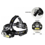 Lanterna de CAP cu zoom T44, LED Q5, COB, T6