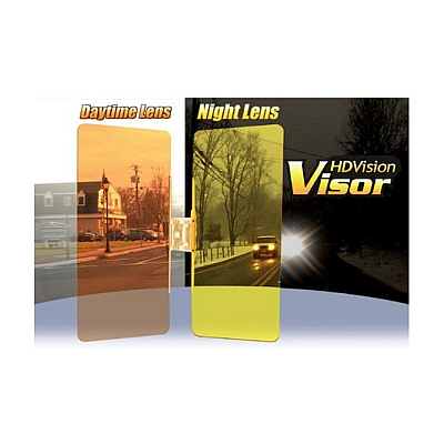 Parasolar HD Visor / Vision Auto 2in1 Pentru Zi/Noapte