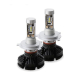 Set 2 becuri LED auto X3 H4 cu doua faze putere 50W 6000 lumeni temperatura 6000K