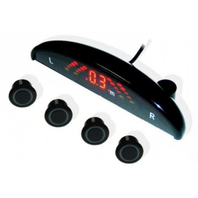 Set 4 Senzori Parcare NEGRI cu afisaj LED BS