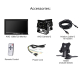 Set Monitor auto 2 camere metalice pentru tiruri  autocare  camioane