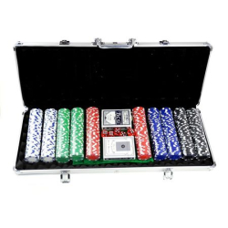 Set Poker 500 piese in valiza Set Poker 500 piese in valiza