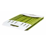 Suport de vase pliabil verde cu alb