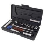 Trusa 21 piese 1/2 scule cu clichet