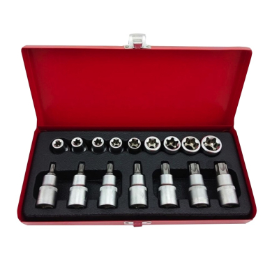 Trusa MLG-2029 16 piese chei tubulare capete biti torx