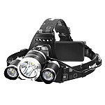 Lanterna de CAP TRIPLA 3 LED Cree-XML T6