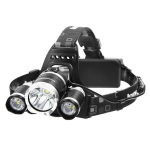 Lanterna de CAP TRIPLA 3 LED Cree-XML T6 Lanterna de CAP TRIPLA 3 LED Cree-XML T6