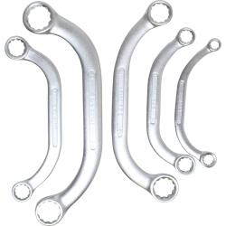 Set 5 chei inelare tip U  8x10-21x22 mm Set 5 chei inelare tip U  8x10-21x22 mm
