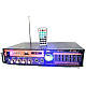 Amplificator de karaoke digital portabil cu Bluetooth egalizator USB Si intrare auxiliara Amplificator de karaoke digital portabil cu Bluetooth egalizator USB Si intrare auxiliara