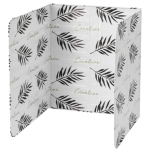 2 x Protectie aragaz pentru gatit antistropire model frunze