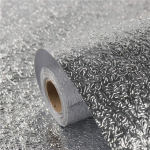 4 X Folie Aluminiu Autoadeziva ARGINTIE Rezistenta 60x300 cm