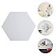 Set 12 Oglinzi Design Hexagon MARI 20x23 - Oglinzi Decorative Acrilice Cristal - Diamant - Fagure 12 bucati/set TA