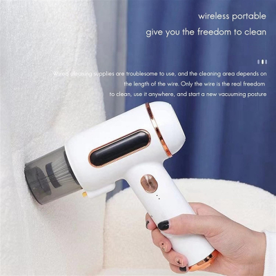 Aspirator portabil de mana  cu dispozitiv de îndepărtare a acarienilor cu lapa UV Alb Aspirator portabil de mana  cu dispozitiv de îndepărtare a acarienilor cu lapa UV Alb