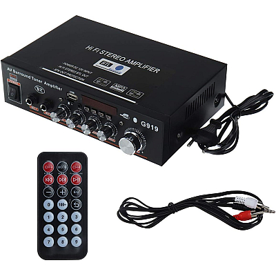 Amplificator Karaoke G919 BT SD card MP3 FM 360W 