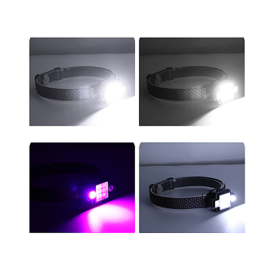 Lanterna de cap 9 LED COB/XPG KL533 5W 1000lm  USB magnet