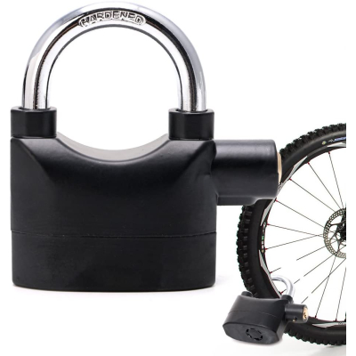 Lacat cu Alarma Puternica Aliaj Aluminiu 110dB