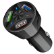 Incarcator Auto cu Incarcare Rapida si 3 USB putere 55W Incarcator Auto cu Incarcare Rapida si 3 USB putere 55W