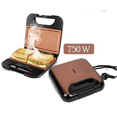 Aparat Sandwich maker SF-6079 placi antiadezive fixe tip grill din teflon