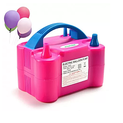 Aparat electric de umflat baloane roz