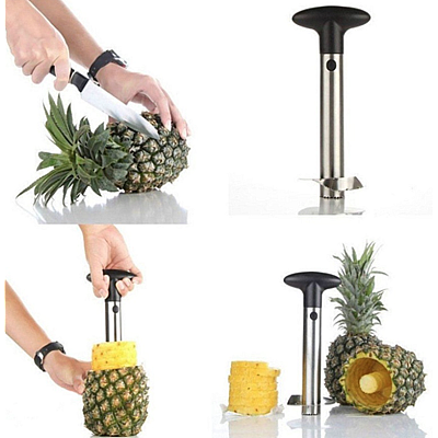 Aparat pentru decojit/feliat ananas