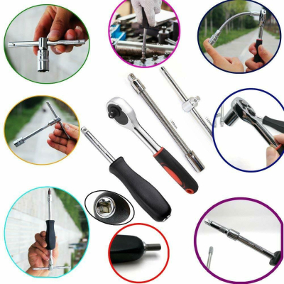 Trusa 46 Piese chei tubulare si biti 