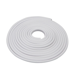 Banda Protectie Usa Auto Alba pentru Usi din Cauciuc 5M  Banda Protectie Usa Auto Alba pentru Usi din Cauciuc 5M