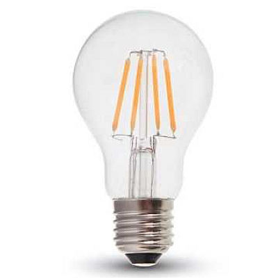 Bec LED filament 4W E27 A60 Alb cald dimabil