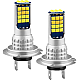 Set 2 Bec Led H7 3030 Smd 90W cu 2 moduri de lumina (rece si calda)