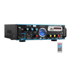 Amplificator profesional tip statie BT 266 cu Bluetooth MP3 Player si Radio FM 2 x 80W