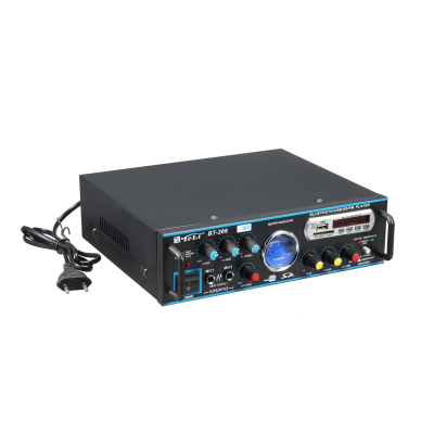 Amplificator profesional tip statie BT 266 cu Bluetooth MP3 Player si Radio FM 2 x 80W