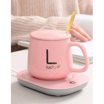 Cana ceramica ROZ cu incalzitor temperatura constanta 55 grade 220V 400 ml