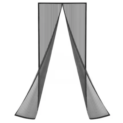 UB Plasa Anti Insecte pentru usi NEAGRA  inchidere magnetica 100x210 cm