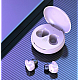 Casti Wireless A4-TWS cu dock de incarcare si design compact alb