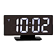 Ceas digital led mirror clock cu afisaj ALB  DS-3618L