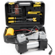 Compresor auto 12V cu trusa completa pentru pene si avarii Compresor auto 12V cu trusa completa pentru pene si avarii