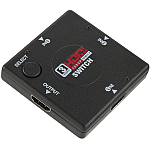 Comutator Hdmi manual cu buton de apasare 1080p 3×1 (3 porturi de intrare) 