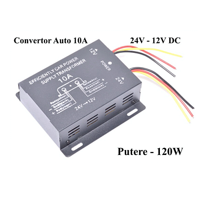 Convertor Auto 24-12v 10A