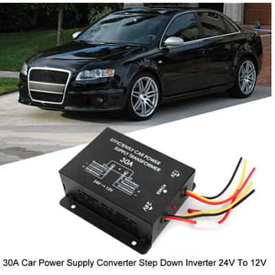 Convertor Auto 30A pentru Tensiune 24V - 12V