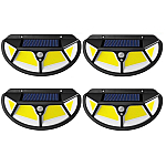 4 x Lampa solara SH -122 LED COB cu senzor de miscare si lumina 3 moduri ILUMINARE 