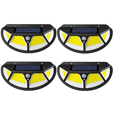 4 x Lampa solara SH -122 LED COB cu senzor de miscare si lumina 3 moduri ILUMINARE