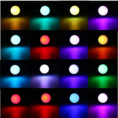 Bec LED ALB+RGB cu Telecomanda AC85-265V