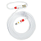 Cablu de date/incarcare MicroUSB lungime cablu 3 metri Flat USB Cable