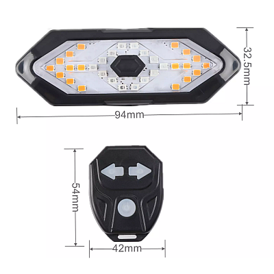 Far Stop Bicicleta FY-1820 Semnalizare Telecomanda Wireless