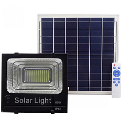 Kit Proiector 60W LED SMD JNI cu Panou Solar Si Telecomanda