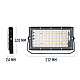 Lampa Proiector Led Dreptunghiular de Lucru 220V 50W 50 SMD